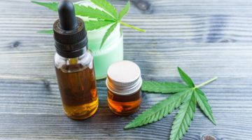 Various cannabis oils and moisturizer